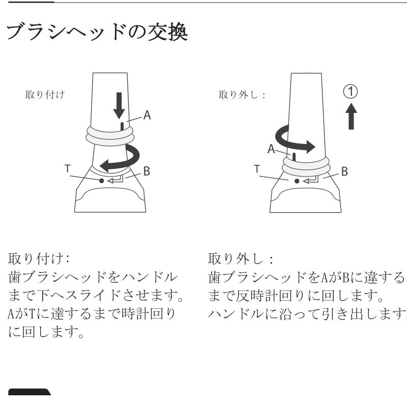 電動歯ブラシ用替えブラシ KINGYAMA 対応電動歯ブラシ用 4本入替え
