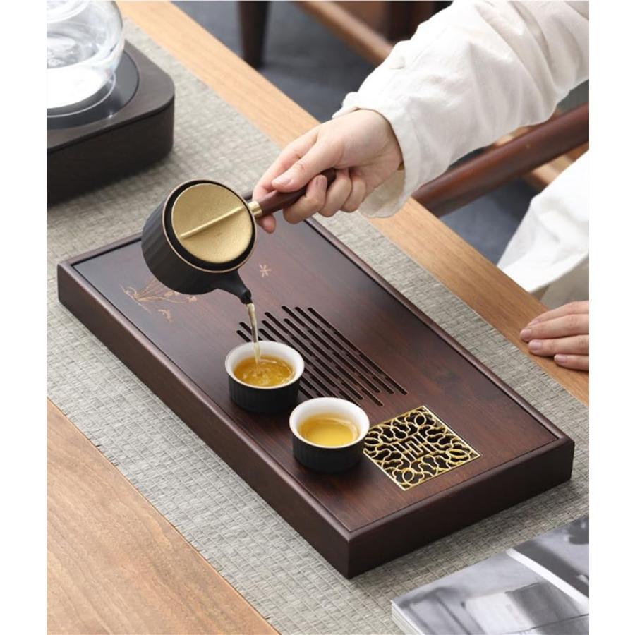 Amazon｜茶盤 竹製 トレイ お茶の保管 多機能 貯水式 茶台 竹 皿
