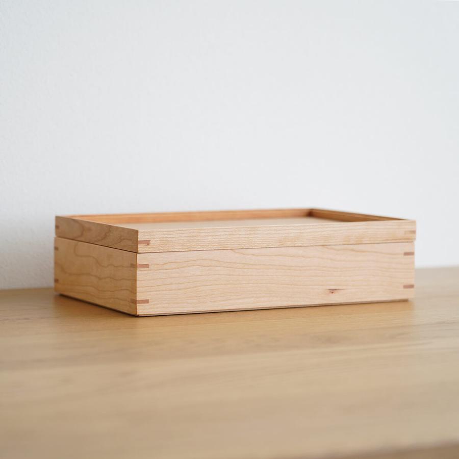 アクセサリーケース 木製 ジュエリーボックス 25×17cm