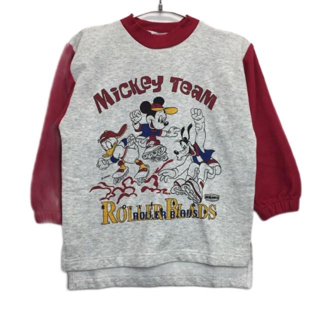 古着 Amerikanwear Disney Mickey ミッキー スウェット トレーナー キッズ 1c Kinji 通販 Yahoo ショッピング