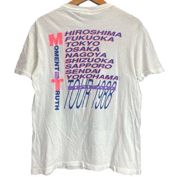 Hanes　Tシャツ　80's vintage　半袖　カットソー　トップス　クルーネック　プリント　ホイットニー・ヒューストン　ツアーT　1987年製　日本公演　古着｜kinji｜02