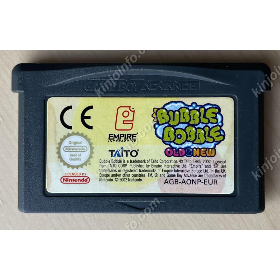 Bubble Bobble Old \u0026 New（バブルボブル オールド＆ニュー）【中古・GBA欧州版】_1