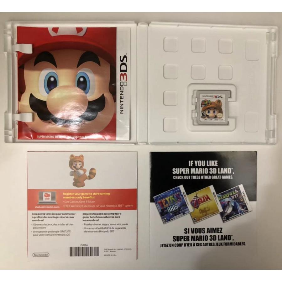3ds Super Mario 3DLand【中古美品・3DS北米版】 3ds Super Mario 3DLand『スーパーマリオ 3Dランド』【中古・3DS北米版】
