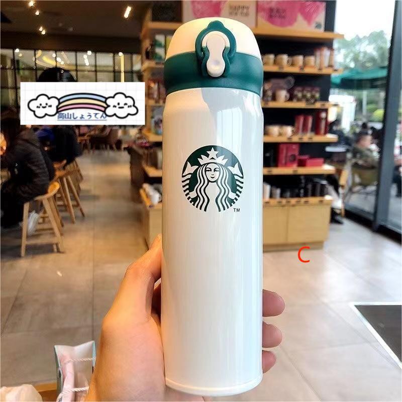 STARBUCKS スターバックス 水筒 ステンレスボトル 500ML 保温 保冷性 軽量構造 直飲み おしゃれ 魔法瓶 男女兼用｜kinjoshoten｜04