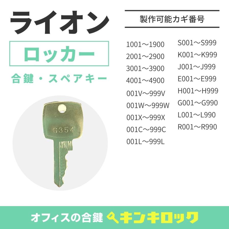 ライオン事務器 LION(ライオン) 合鍵 ロッカー・更衣ロッカー ライオン事務器 LION(ライオン) 合鍵 ロッカー・更衣ロッカー