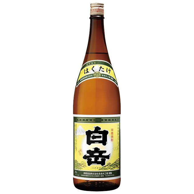 白岳 25度 1800ml 米焼酎 高橋酒造 球磨焼酎 熊本県 : オーリック食品