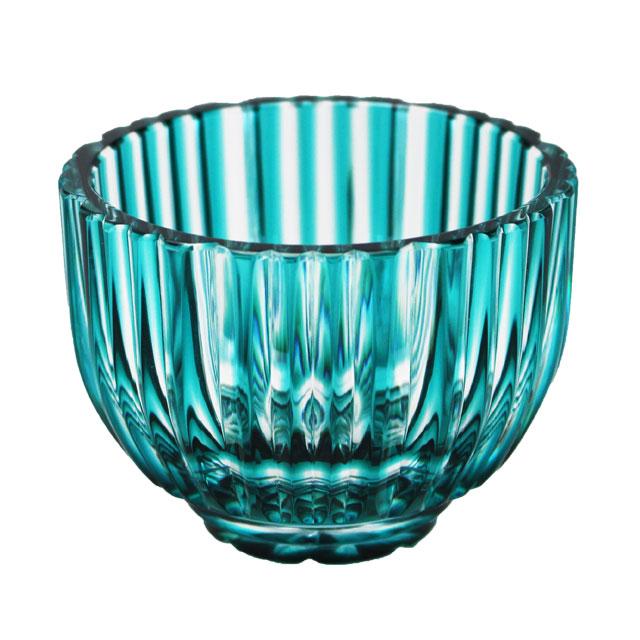 伝匠 薩摩切子 小付鉢 G 薩摩縞 緑 受注生産の為1ヶ月〜3ヶ月かかり