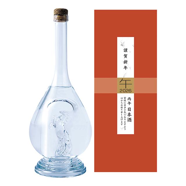 数量限定】八鹿酒造 2026年 干支ボトル 午 (うま) 500ml瓶 化粧箱入 純