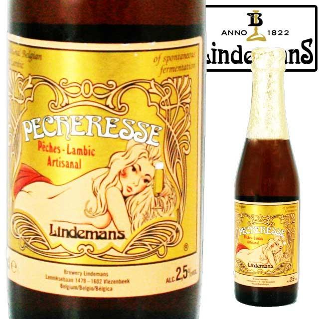 リンデマンス ピーチ ペシェリーゼ 250ml瓶 ベルギー ランビックビール
