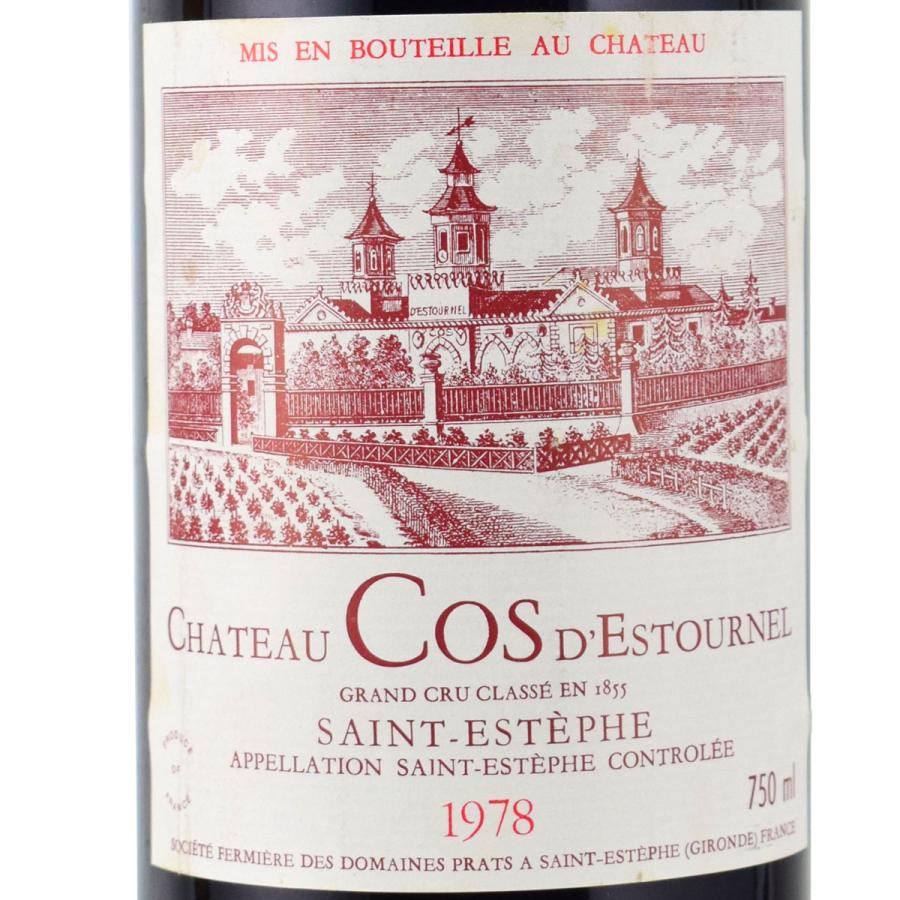 シャトー・コス・デス・トゥルネル 1978 750ml赤 フランス・ボルドー  