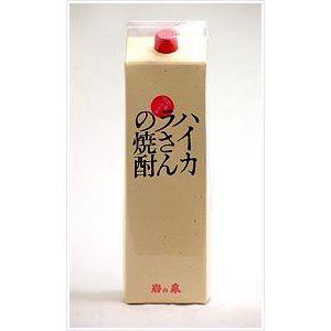 お買い得 ハイカラさんの焼酎パック25度 トップ 1800ml×6本セット 芋