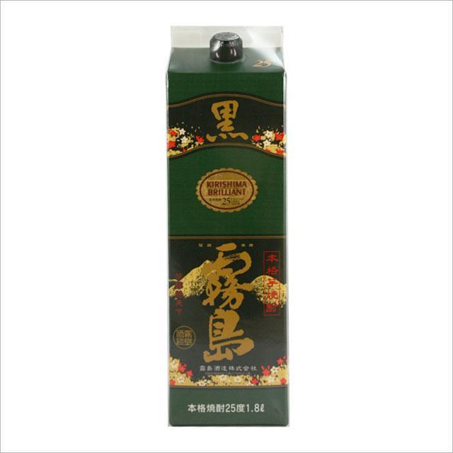 黒霧島 25度 パック 1800ml 芋焼酎 霧島酒造 : オーリックヤフー店
