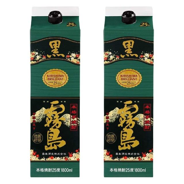 黒霧島 25度 パック 1800ml×6本セット 芋焼酎 霧島酒造 コレクション