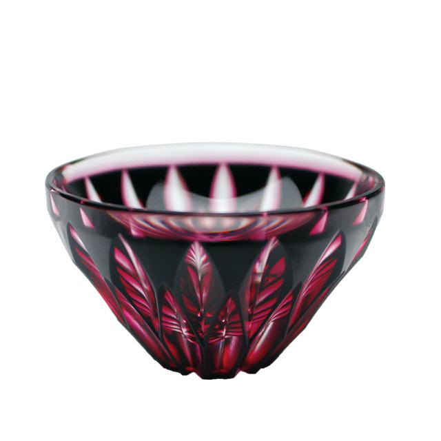 薩摩切子 高級 二重被せ桜島杯（金赤/黒） 薩摩切子 二重被せ 桜島 盃 金赤/黒 : オーリックヤフー店 - 通販