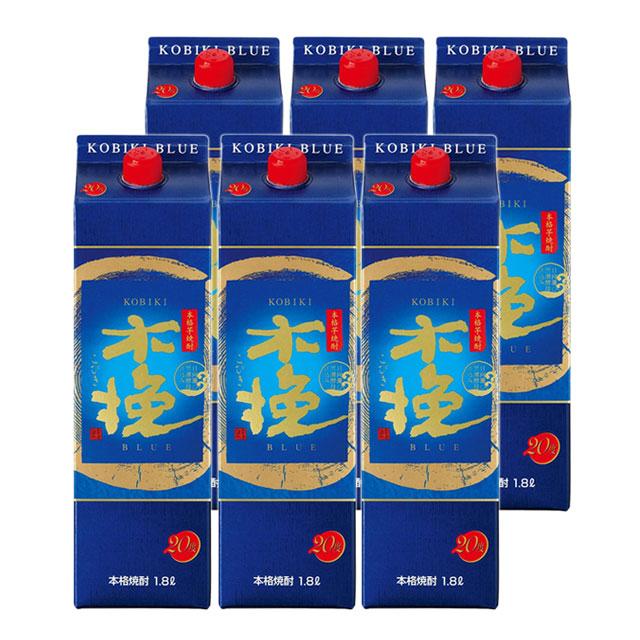 木挽BLUE 20度 パック 1800ml×6本 芋焼酎 雲海酒造※北海道・東北エリア