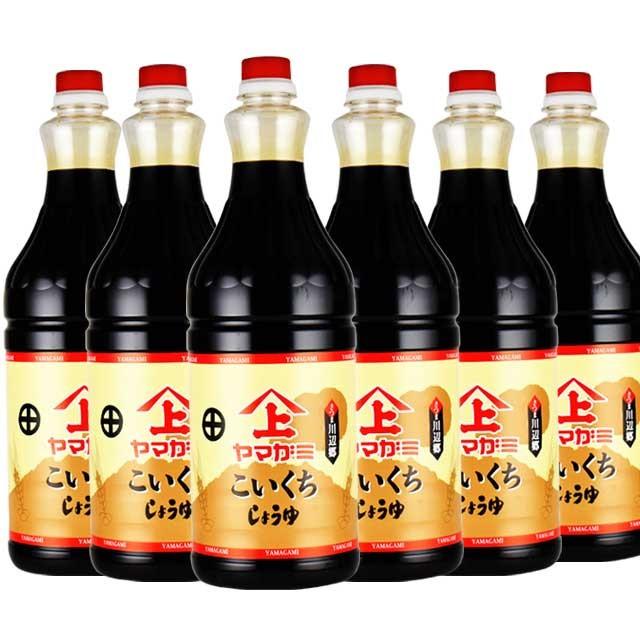 ヤマガミ醤油 濃口醤油 1.8L×6本セット 上原産業 濃口醤油 鹿児島南