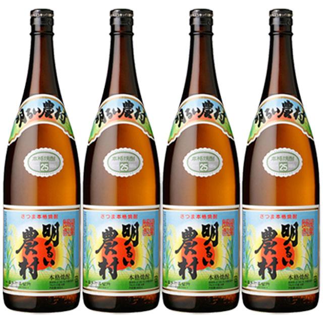 明るい農村 25度 焼酎 霧島町蒸留所 1800ml×5本 明るい農村 赤芋仕込み