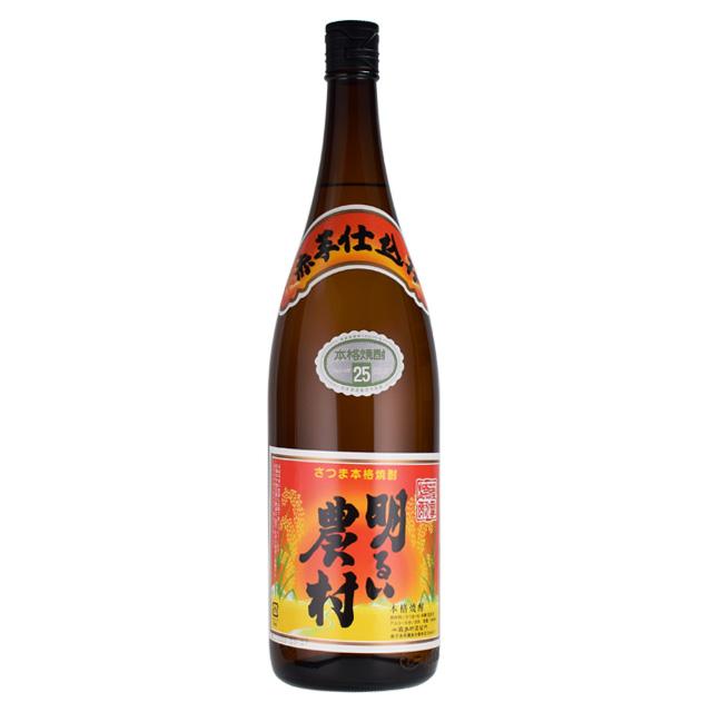 明るい農村 赤芋仕込み 25度 1800ml×8本 芋焼酎 霧島町蒸留所※北海道・東北エリアは別途運賃が1000円発生します。
