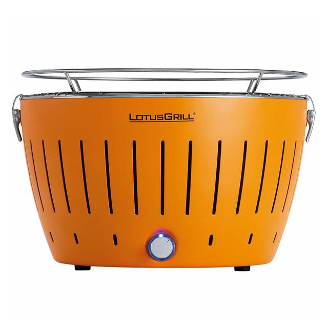 ロータスグリル レギュラーサイズ お試し炭付 USB対応 オレンジ BBQ