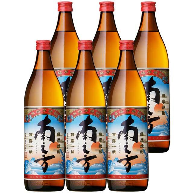 鹿児島限定 南之方 25度 900ml×6本 芋焼酎 薩摩酒造※北海道・東北 