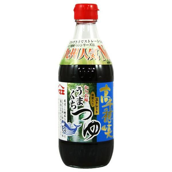 ヤマエ　高千穂峡つゆ かつお味うまくち 500ml×4本 　　ヤマエ食品　めんつゆ　宮崎県｜kinko