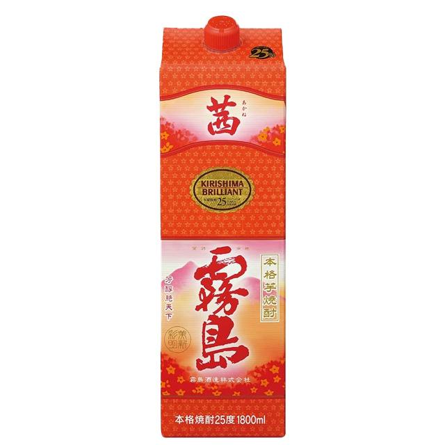 黒霧島 25度 パック 1800ml×6本セット 芋焼酎 霧島酒造 コレクション