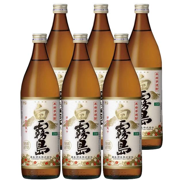 飲料・酒 白霧島25度1800パック6本
