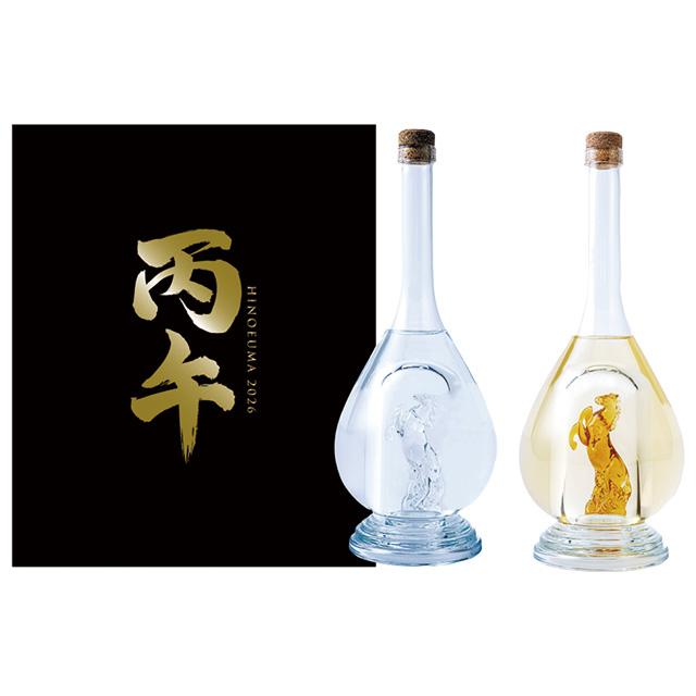 ❷未開封  サントリー ウィスキー お酒 干支 古酒 6本セット 11月下旬より出荷予定☆八鹿酒造 2026年 干支ボトル 午 熟成麦焼酎・純