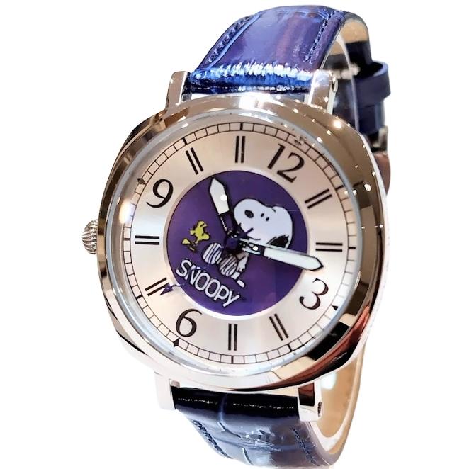PEANUTS 限定版 スヌーピー 腕時計 スヌーピー ラインアートラバーウォッチ PEANUTS 腕時計 ブラック