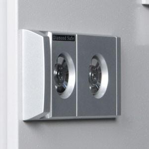 ダイヤセーフ Diamond Safe 耐火金庫 2キー・シリンダー錠 DW50-7
