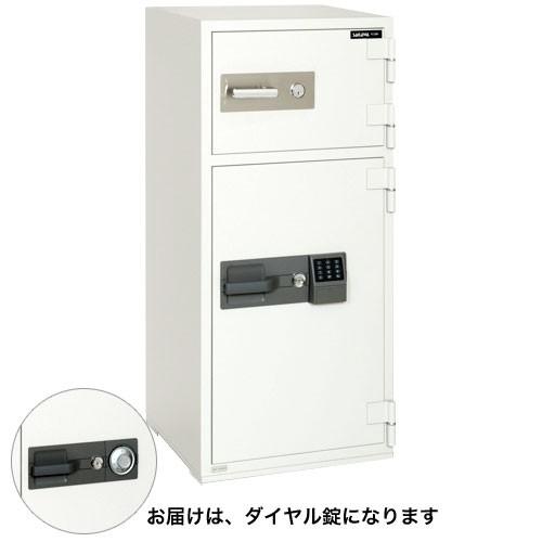 サガワ 投入式耐火・耐破壊金庫 100万変換ダイヤル＋リバーシブル錠 HPC140N