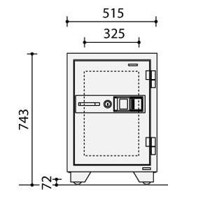 金庫　KOKUYO コクヨ 耐火金庫 HS-TES20K テンキー / シリンダー鍵タイプ KOKUYO コクヨ 耐火・耐破壊金庫 テンキー HS-TES20TKF1NN : 金庫屋