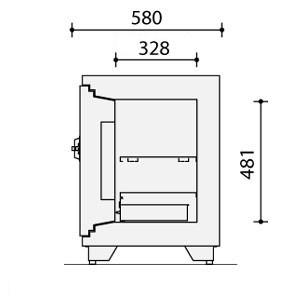 金庫　KOKUYO コクヨ 耐火金庫 HS-TES20K テンキー / シリンダー鍵タイプ KOKUYO コクヨ 耐火・耐破壊金庫 テンキー HS-TES20TKF1NN : 金庫屋
