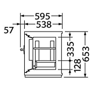 EIKO エーコー 耐火・耐破壊金庫 テンキー CSG-65Eの画像