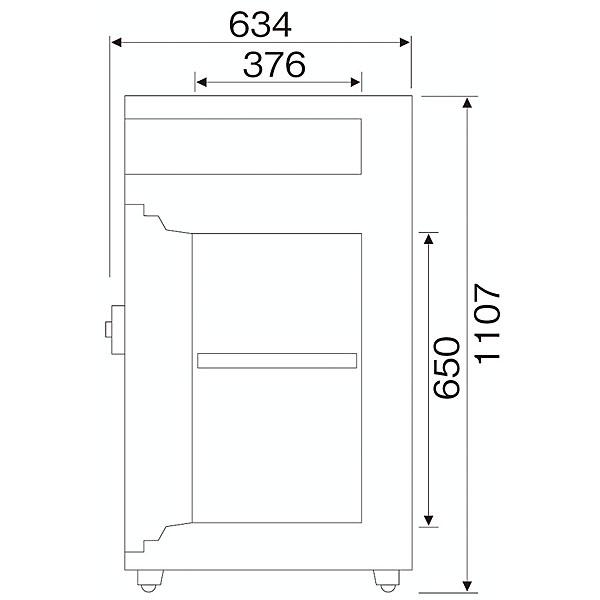 ダイヤセーフ Diamond Safe 耐火・耐工具 夜間投入庫 カード式 RC109の画像