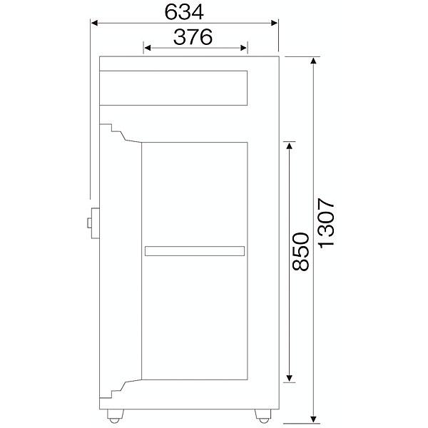 ダイヤセーフ Diamond Safe 耐火・耐工具 夜間投入庫 カード式 RC129の画像