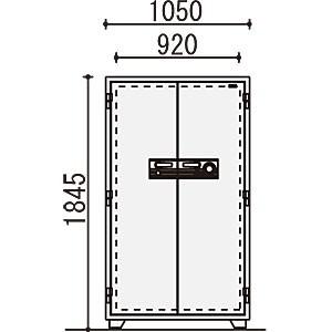 KOKUYO コクヨ 学籍簿用耐火金庫 ダイヤル HS-SC355F1_1