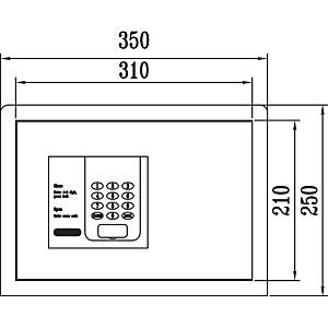 diplomat ディプロマット 貴重品保管庫 ホテルセーフ 緊急解錠付
