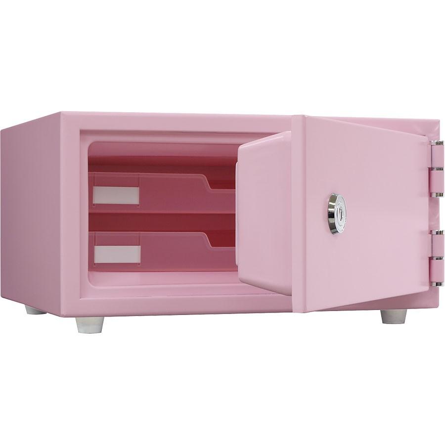 ★1時間耐火 金庫 日本アイエスケイ CPS-30K 2022年製 ペールピンク 日本アイ・エス・ケイ 1時間耐火金庫 リバーシブル錠 おしゃれ金庫