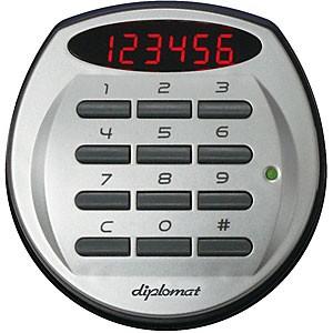 1時間耐火・耐水金庫 テンキー式 diplomat ディプロマット クリスタル A530R3WRBLACK ブラック_4