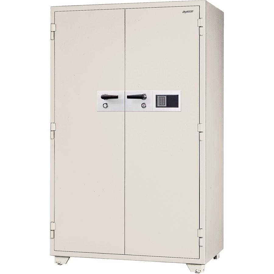 日本アイ・エス・ケイ 2時間耐火金庫 テンキー＋電子ロック錠 両開き KC35-2E