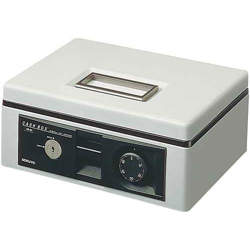 KOKUYO コクヨ 手提げ御金蔵 A5 文字盤 紙幣/鋳貨一体型お盆 CB-13-M ともし火薄墨色 金庫、キーボックス-金庫-家具、インテリア