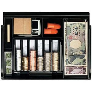 KOKUYO コクヨ 手提げ金庫 B5 シリンダー錠 紙幣/硬貨一体型トレー CB-Ｙ12-B 青の画像