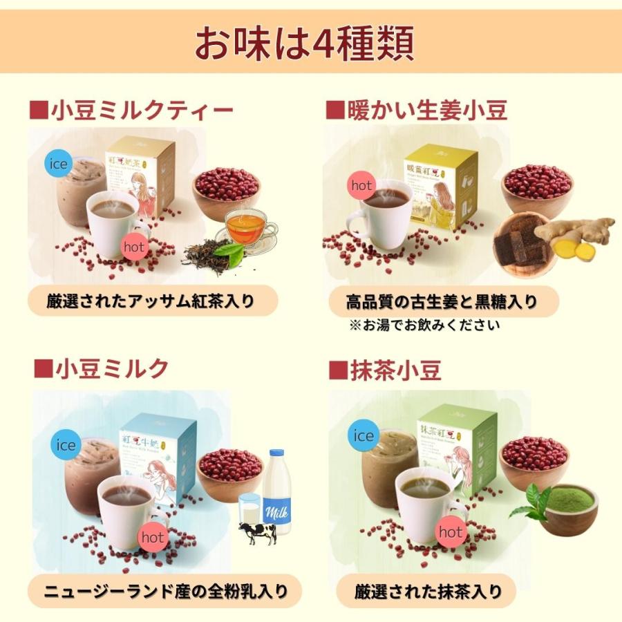 美容 健康維持 【小豆ミルク】 小豆の飲み物【あずきパウダー】 スムージー 鉄分やミネラルが豊富 6パック入り 小豆 あずき 粉末 禾園生技｜kinmenbaystore｜07