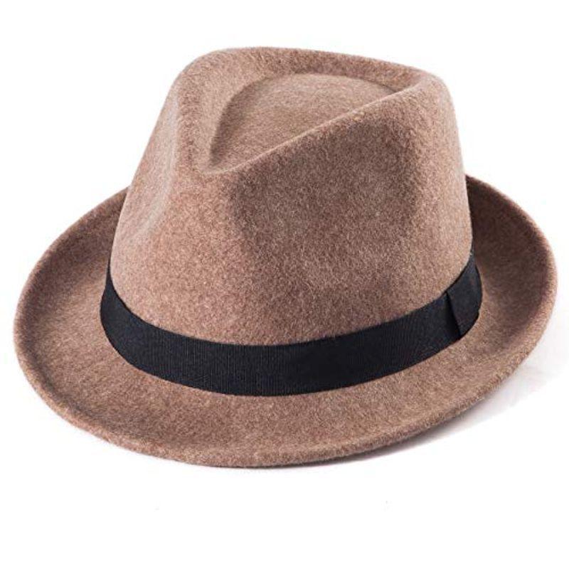 100％ウールソフト帽メンズフェドラハットメンズトリルビーハットストローサンハットパナマハット 季節のおすすめ商品 期間限定特別価格