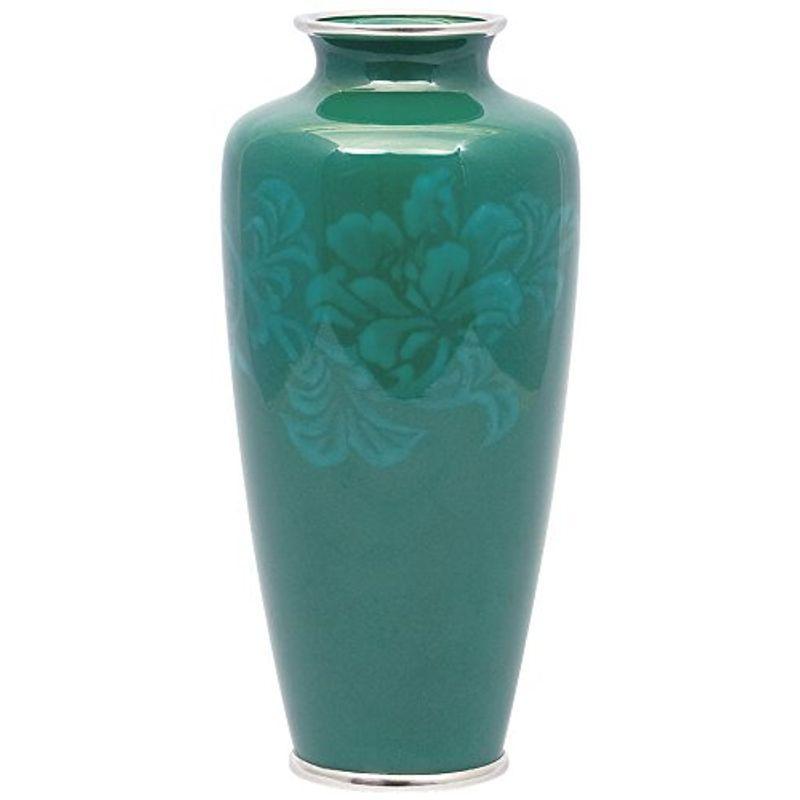 彩光舎 七宝焼き 70号細 ひすい花瓶 009-12