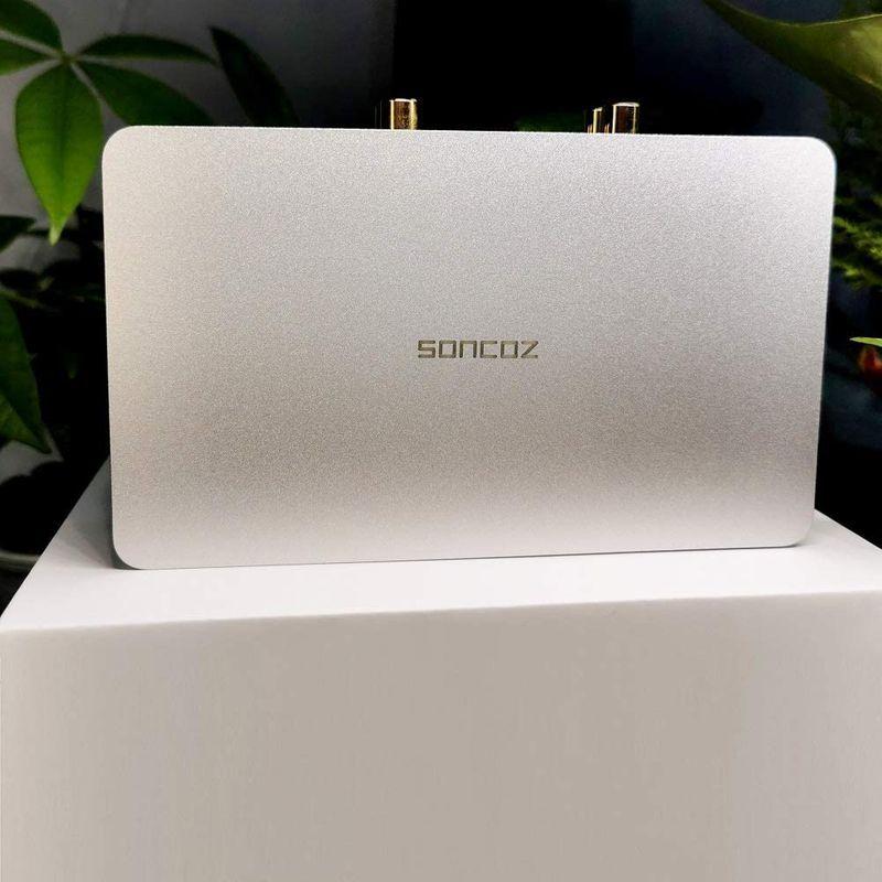 SONCOZ LA-QXD1 HiFiオーディオデジタルアナログコンバーターUSB DACバランスES9038Q2M 32ビット/ 768 LA QXD1 HiFiオーディオデジタルアナログコンバーターUSB DACバランスES9038Q2M 32ビット/