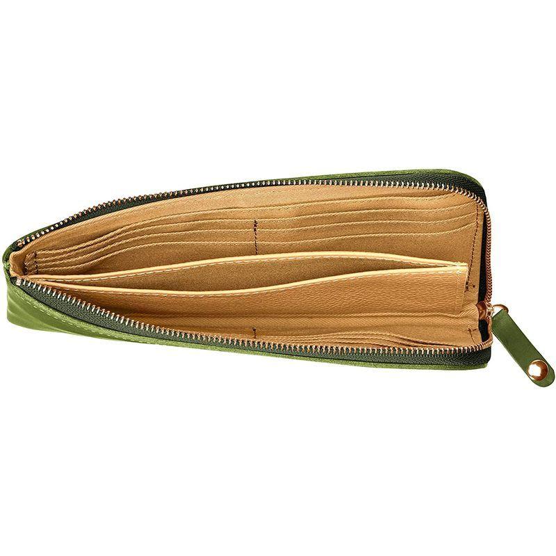 フレール L字ファスナー長財布 FR011GN グリーン L字ファスナー長財布 FR011GN グリーン