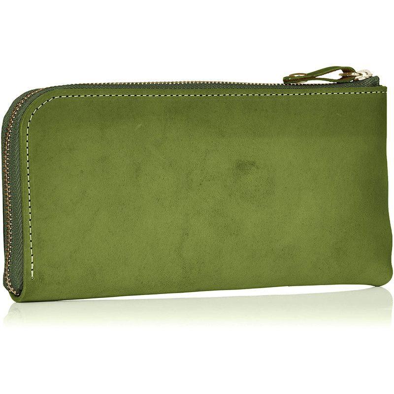 フレール L字ファスナー長財布 FR011GN グリーン L字ファスナー長財布 FR011GN グリーン