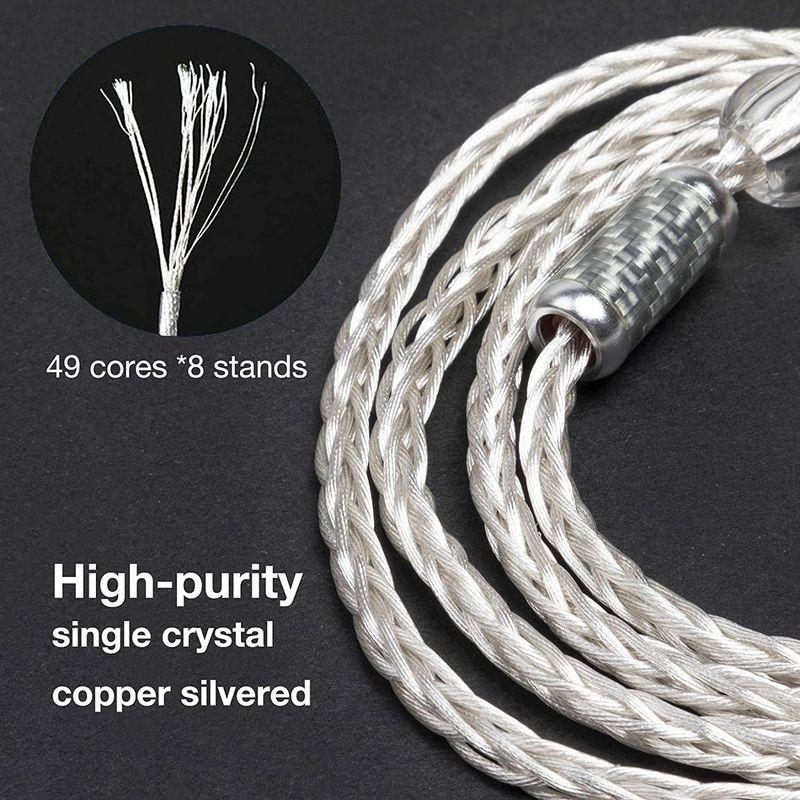 【アウトレット品】 AIDERLOT M5 イヤホン 有線 ハイエンドイヤホン IEMs インイヤーモニター，5つのバランスドアーマチュアイヤホン，2単結晶銅銀 【2470034261】(13040円)